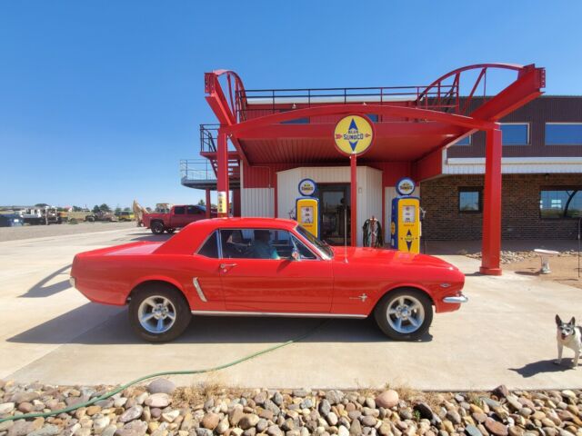 1965 Red Ford Mustang