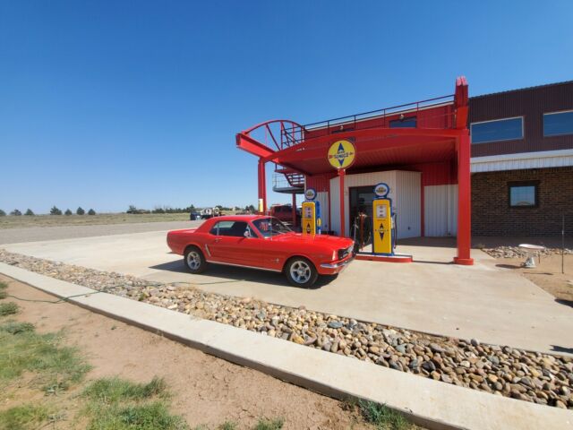 1965 Red Ford Mustang