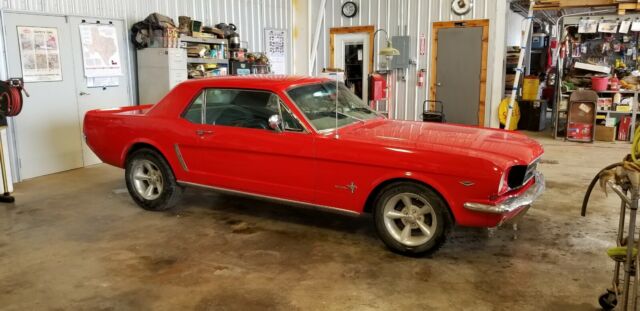 1965 Red Ford Mustang