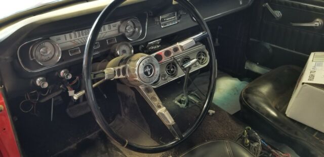 1965 Red Ford Mustang