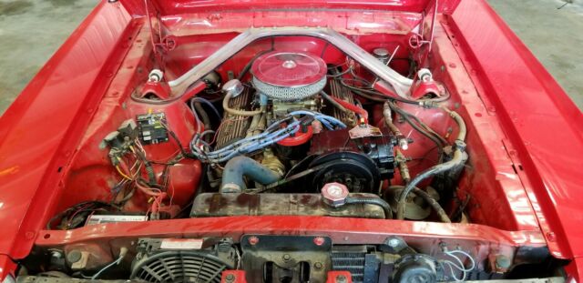 1965 Red Ford Mustang