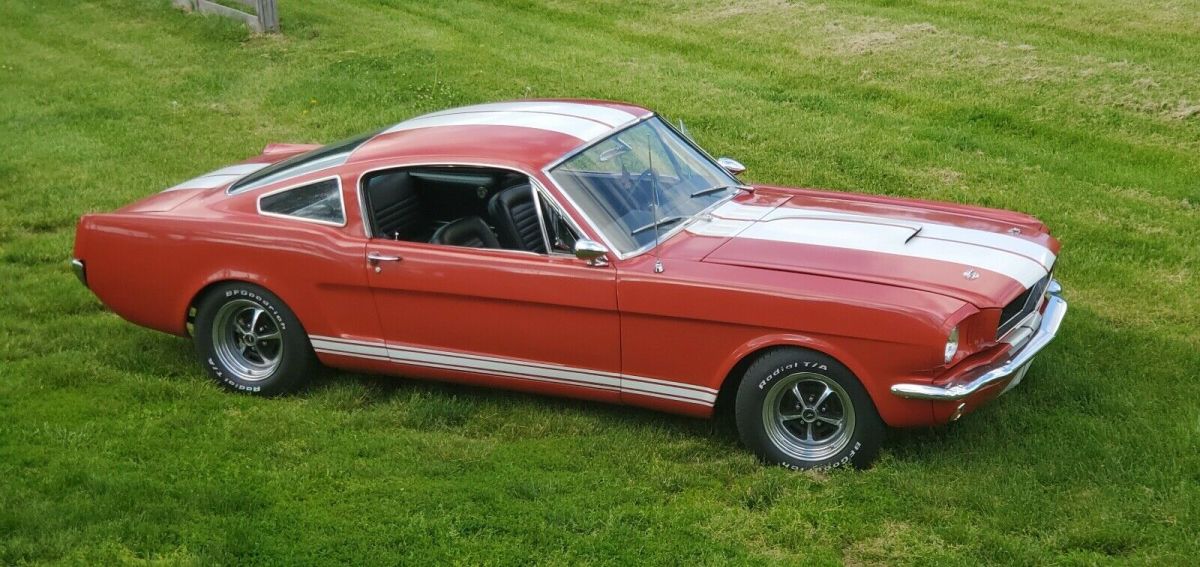 1965 Red Ford Mustang