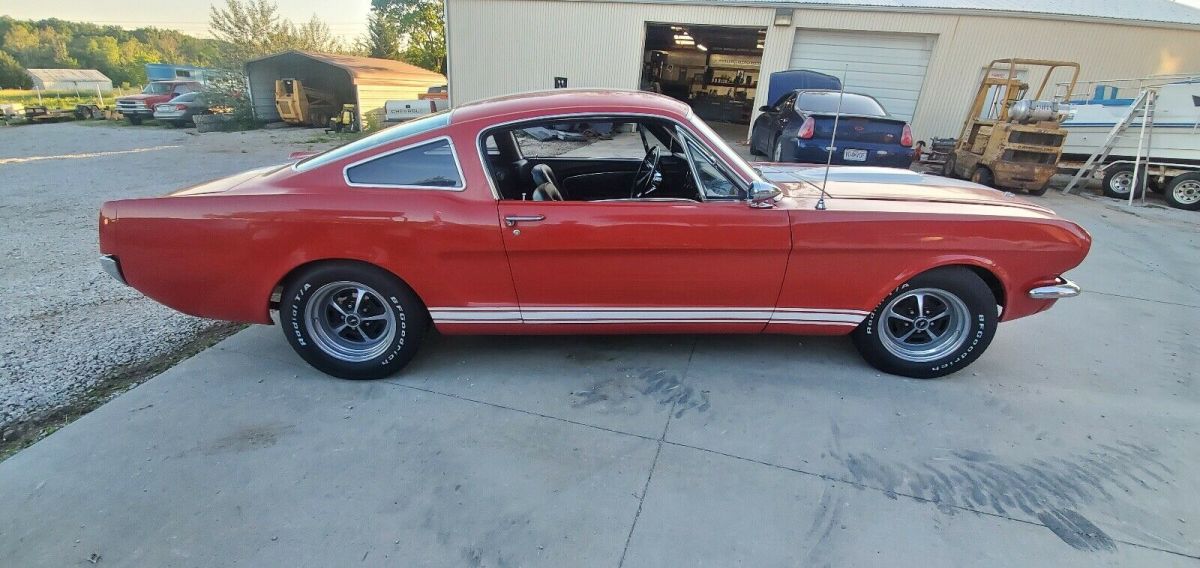 1965 Red Ford Mustang
