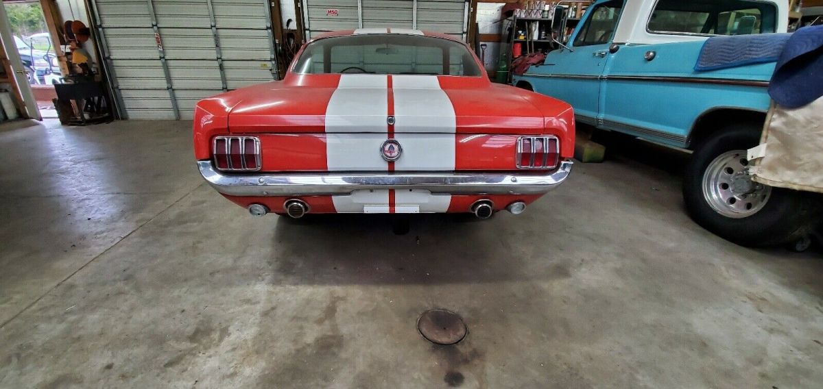 1965 Red Ford Mustang