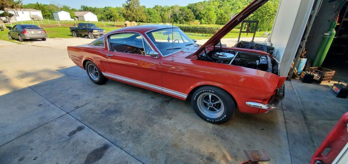 1965 Red Ford Mustang