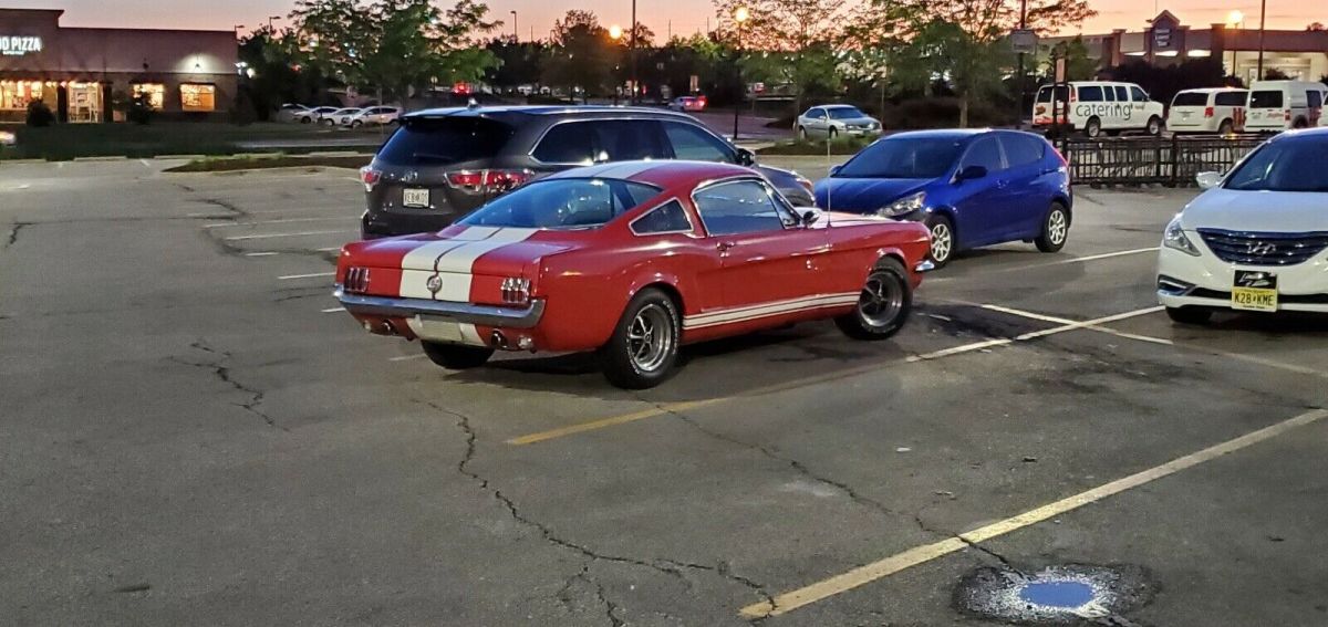 1965 Red Ford Mustang