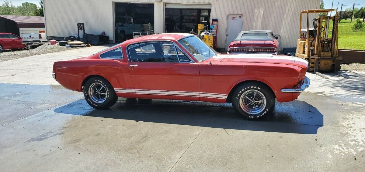 1965 Red Ford Mustang