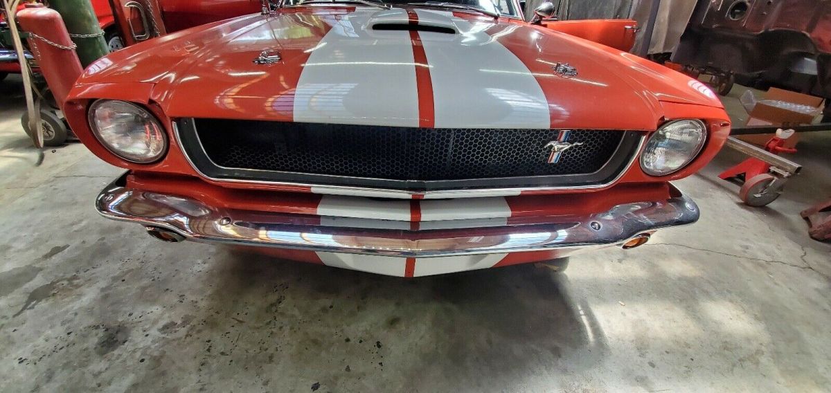 1965 Red Ford Mustang