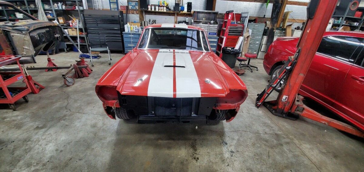 1965 Red Ford Mustang
