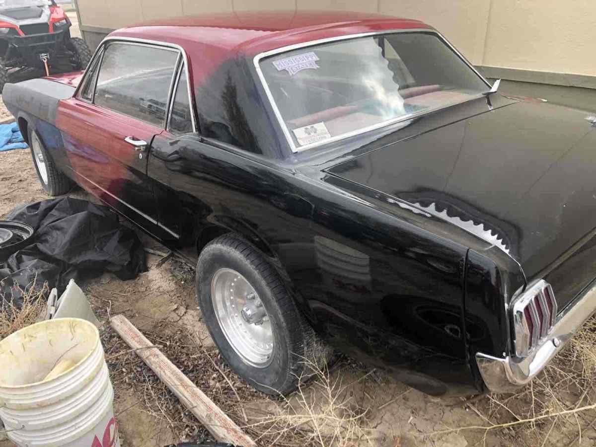 1965 Red Ford Mustang