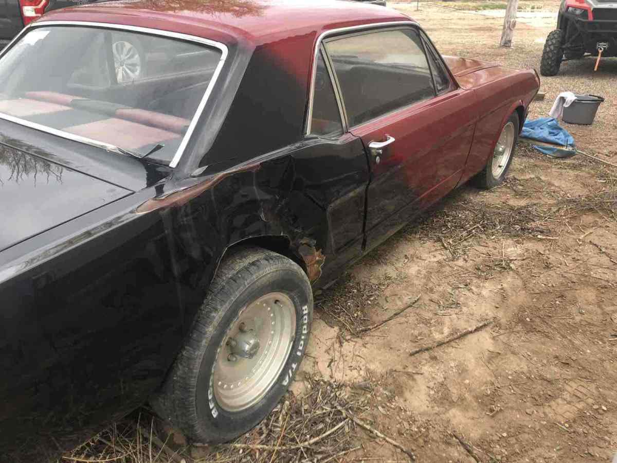 1965 Red Ford Mustang