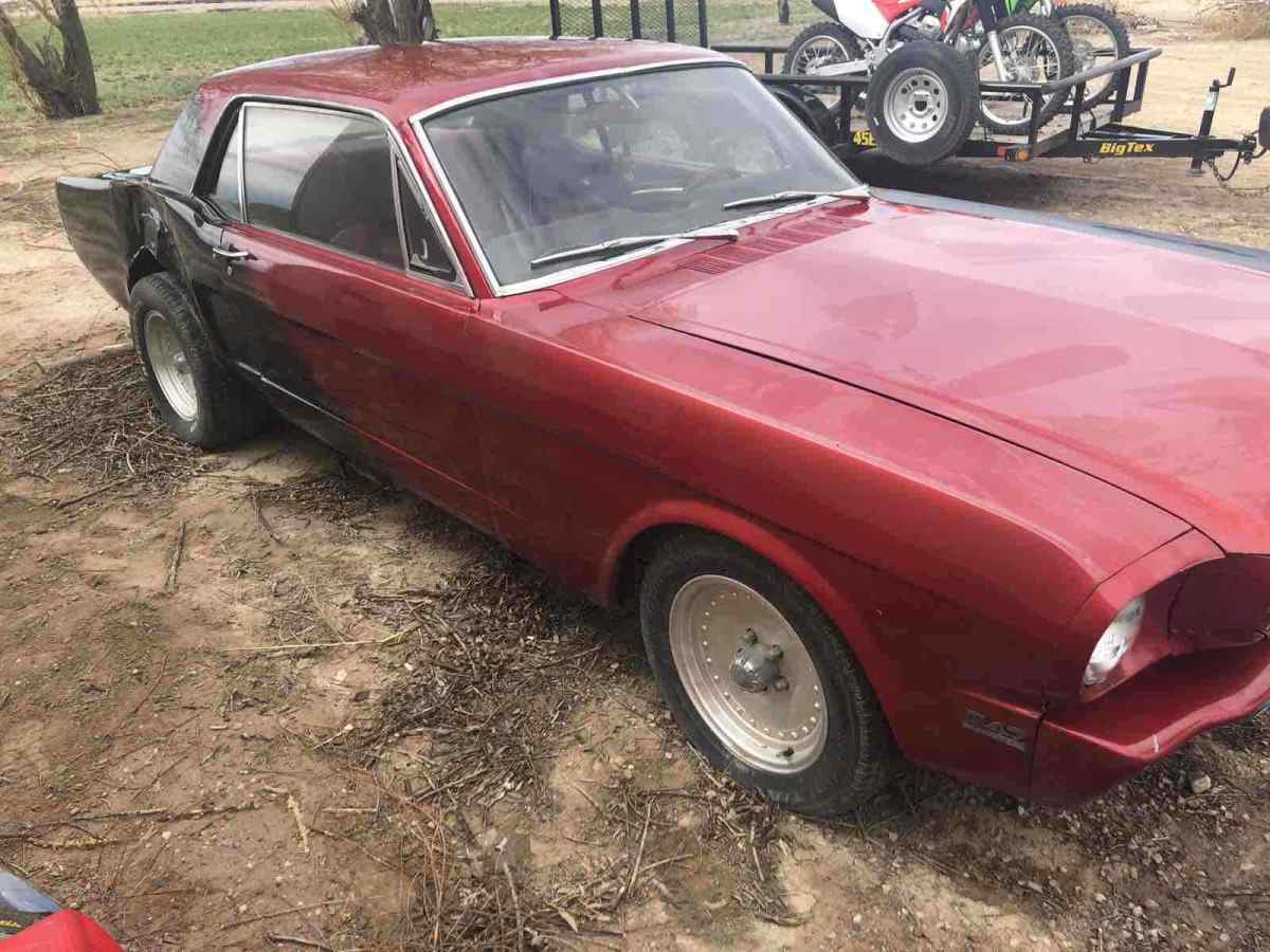 1965 Red Ford Mustang