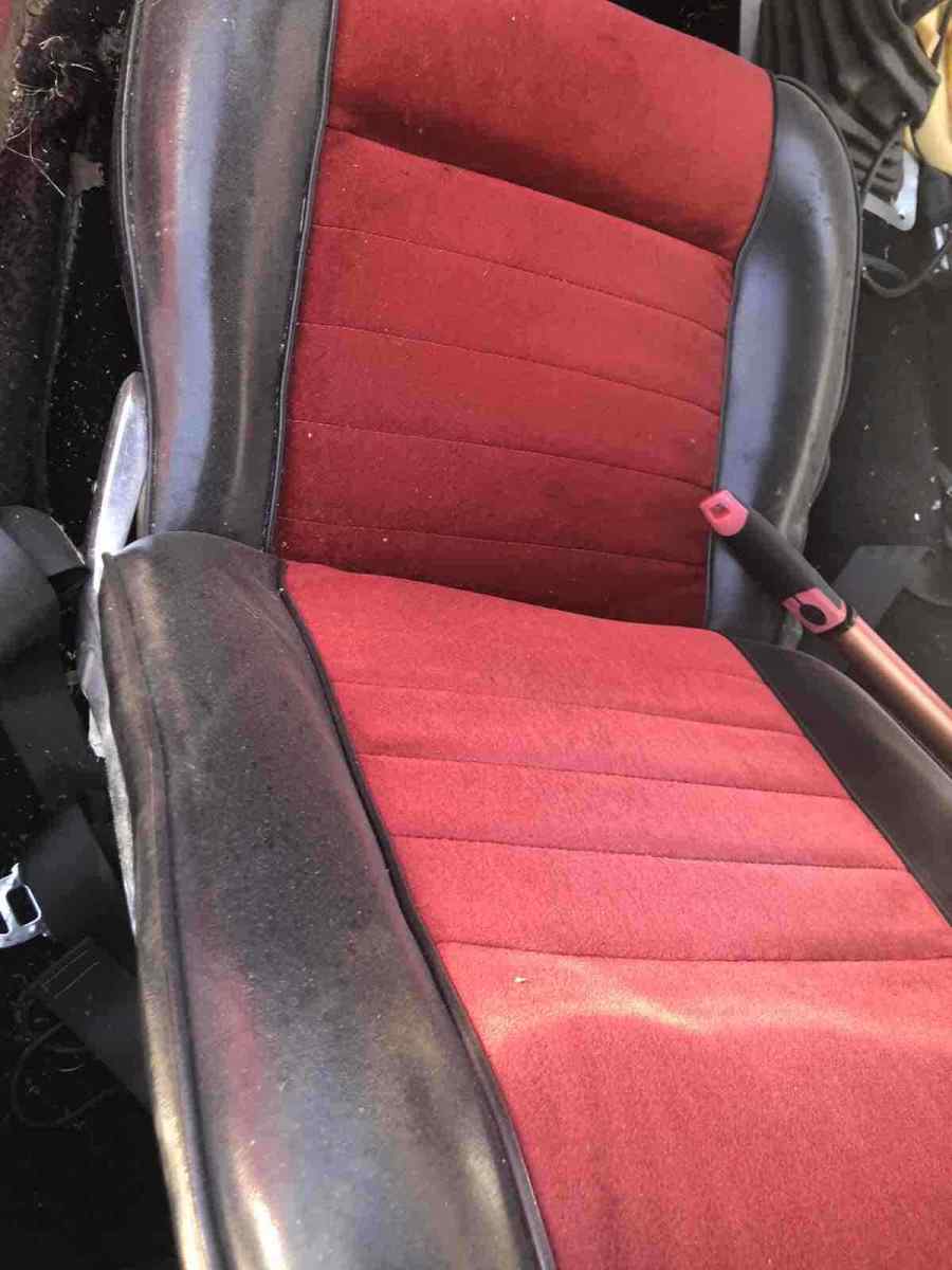 1965 Red Ford Mustang