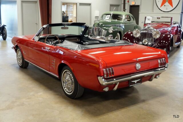 1965 Red Ford Mustang Convertible