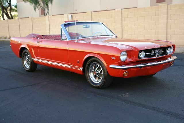 1965 Red Ford Mustang --