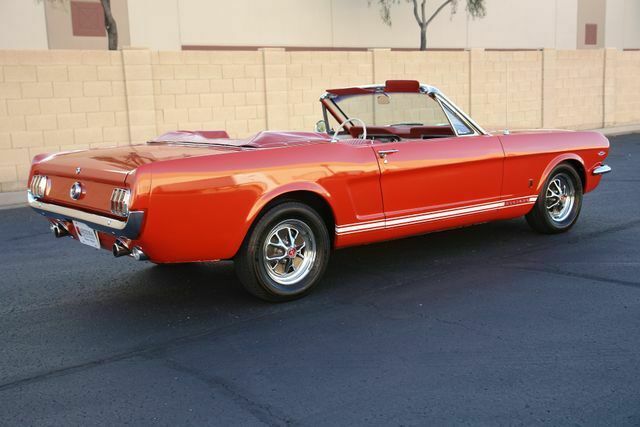 1965 Red Ford Mustang --
