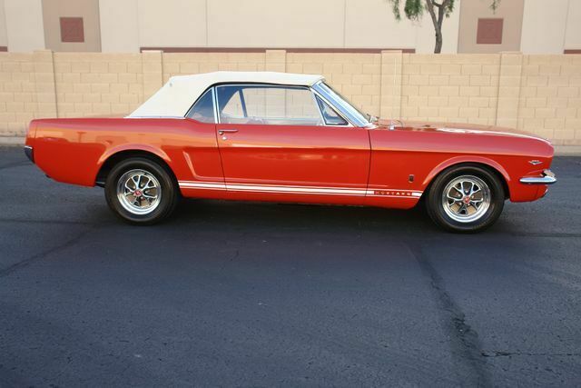 1965 Red Ford Mustang --
