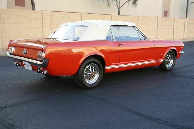 1965 Red Ford Mustang --