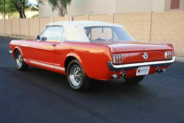 1965 Red Ford Mustang --