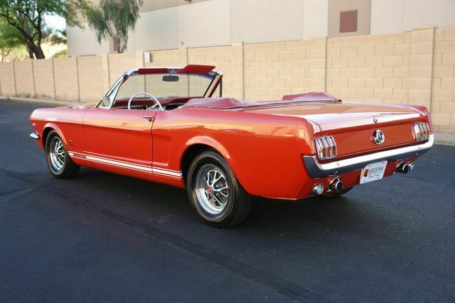 1965 Red Ford Mustang --