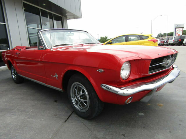 1965 Red Ford Mustang Convertible