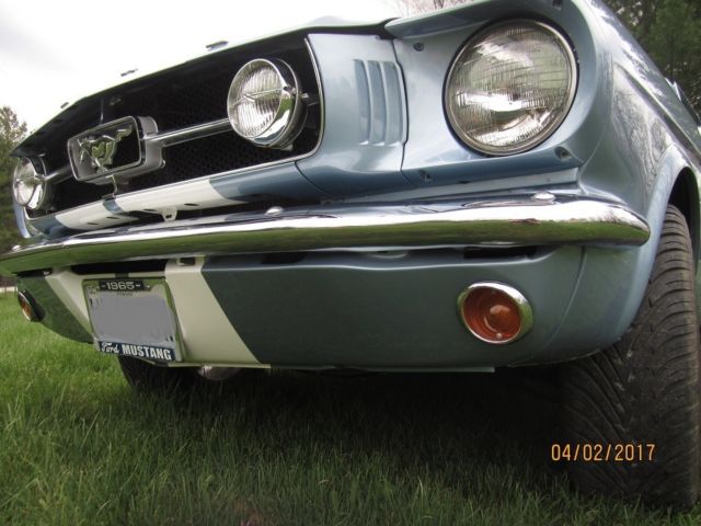 1965 Blue Ford Mustang Coupe
