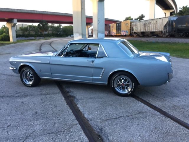 1965 Blue Ford Mustang Coupe