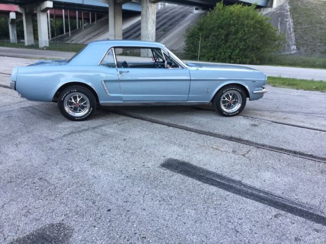 1965 Blue Ford Mustang Coupe