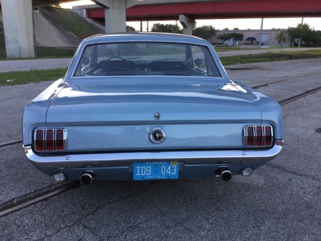 1965 Blue Ford Mustang Coupe