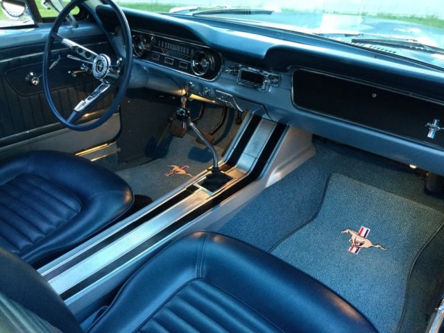 1965 Blue Ford Mustang Coupe