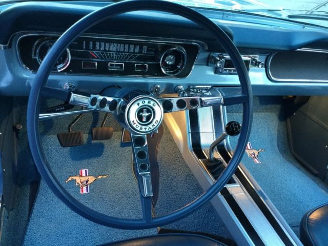 1965 Blue Ford Mustang Coupe