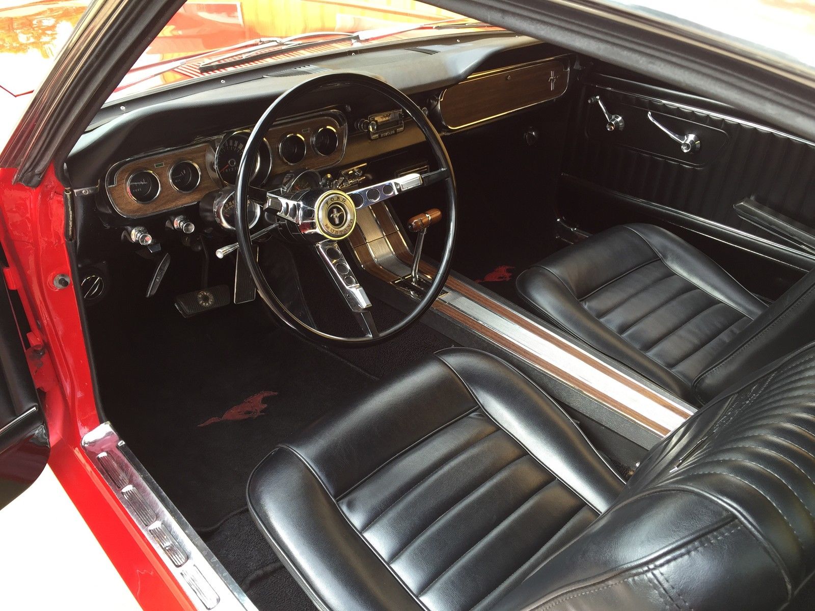 1965 Blue Blood Red Ford Mustang U/K