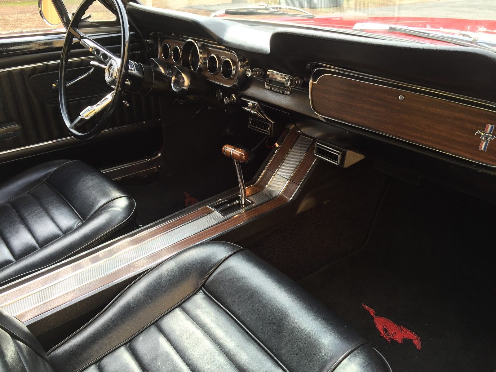 1965 Blue Blood Red Ford Mustang U/K