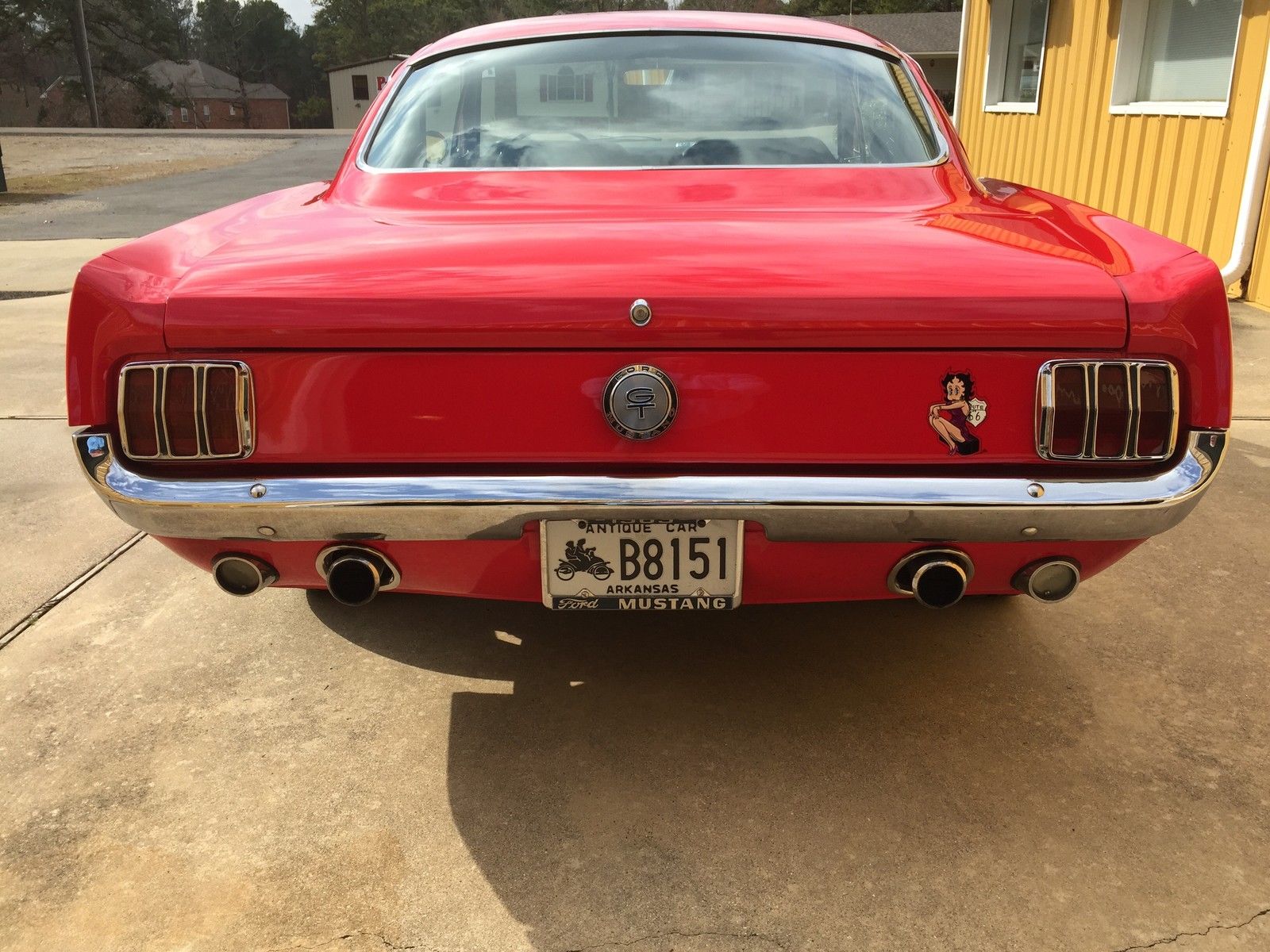 1965 Blue Blood Red Ford Mustang U/K