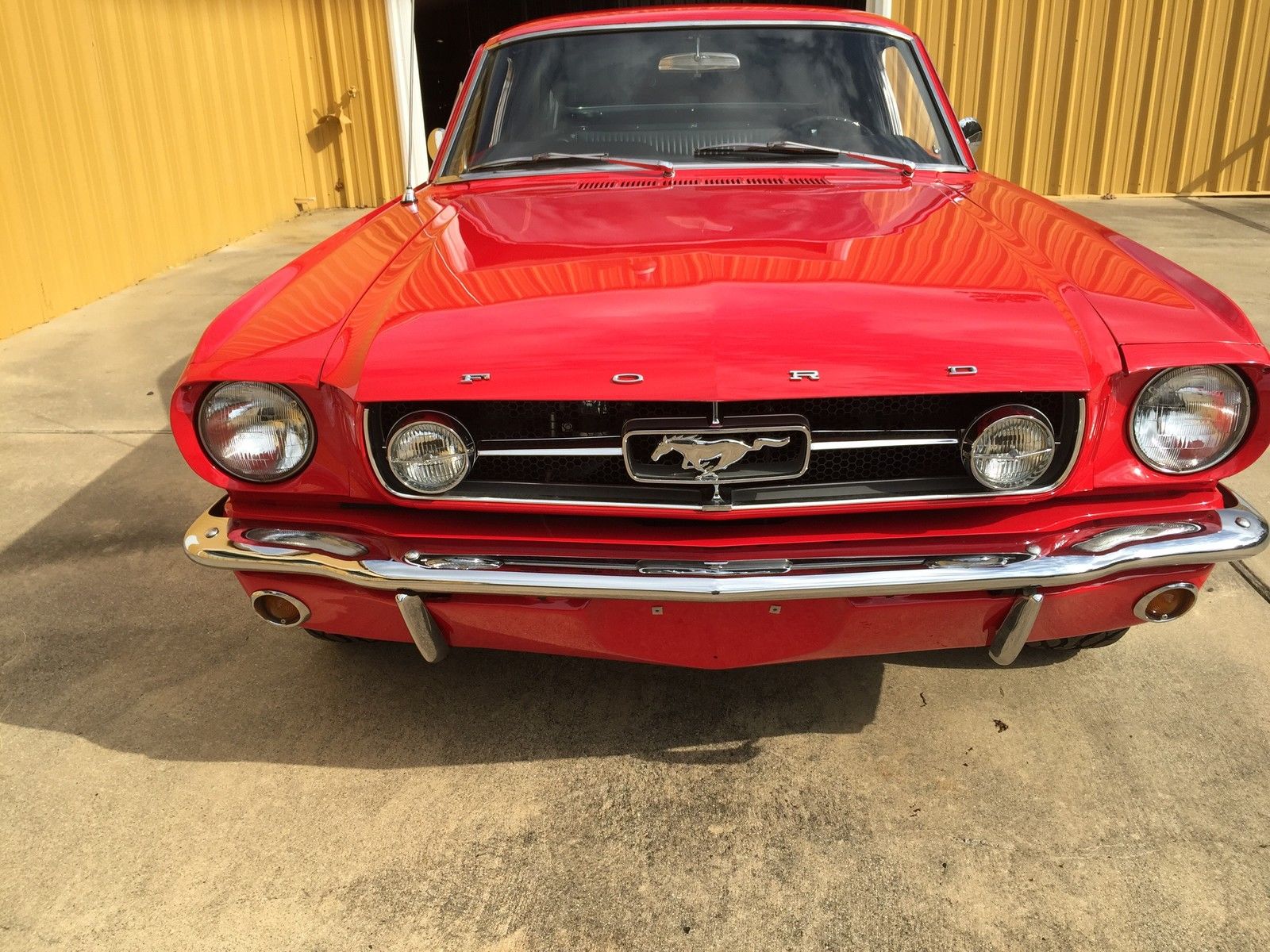 1965 Blue Blood Red Ford Mustang U/K