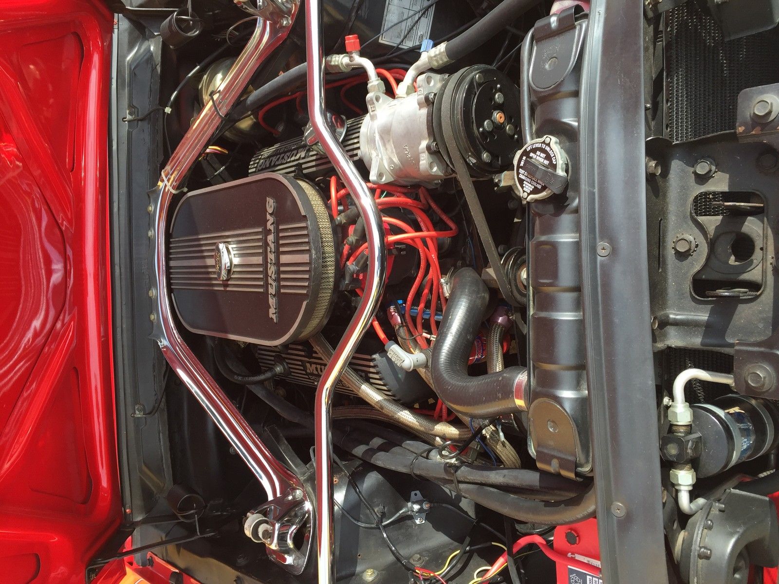 1965 Blue Blood Red Ford Mustang U/K