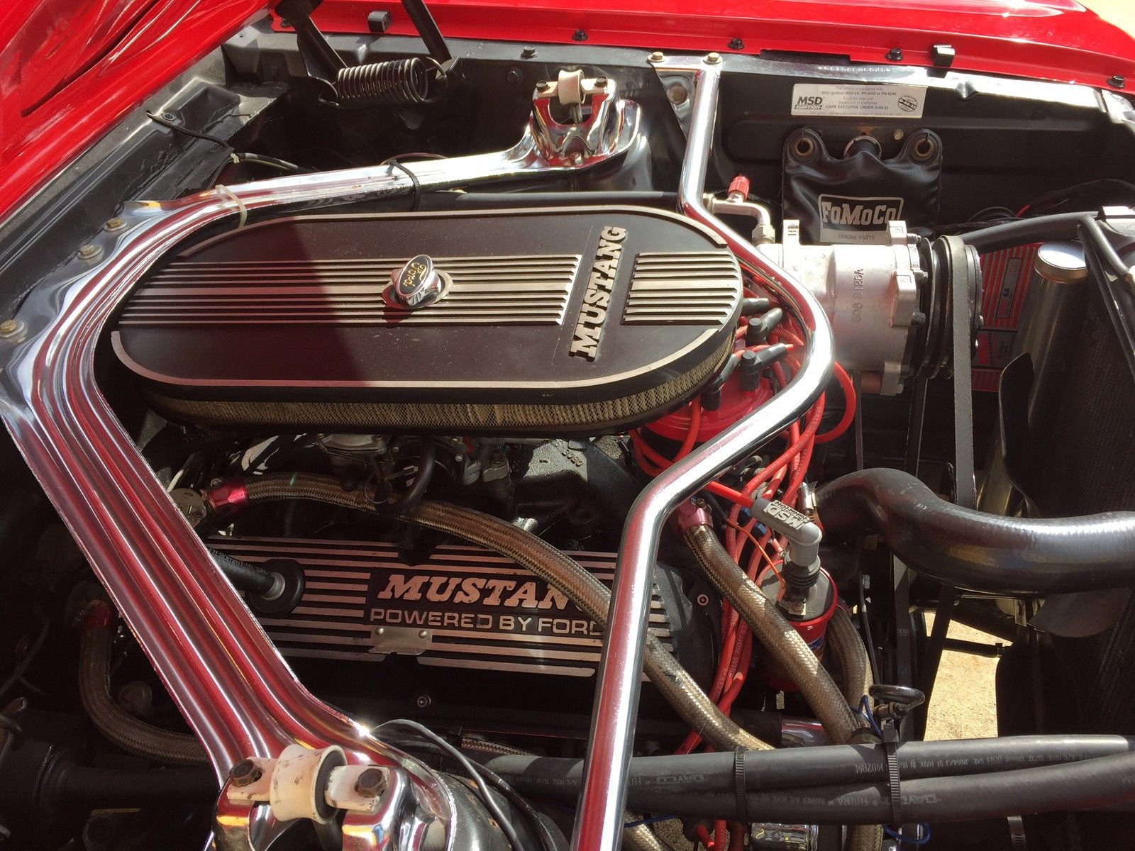 1965 Blue Blood Red Ford Mustang U/K