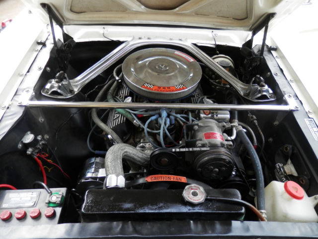 1965 White Ford Mustang Fastback