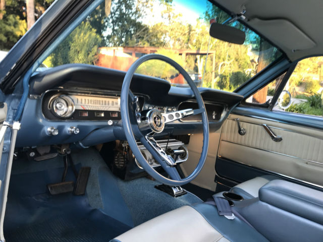 1965 Powder Blue  Ford Mustang U/K