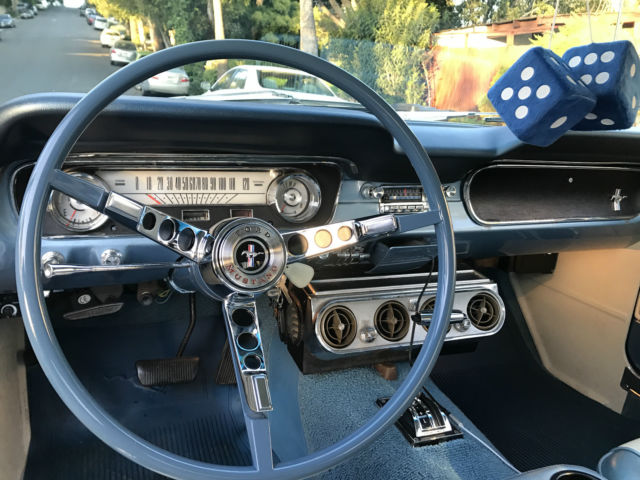 1965 Powder Blue  Ford Mustang U/K