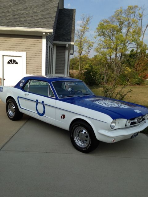 1965 Blue Ford Mustang Coupe