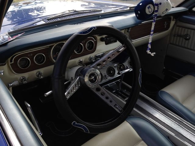 1965 Blue Ford Mustang Coupe