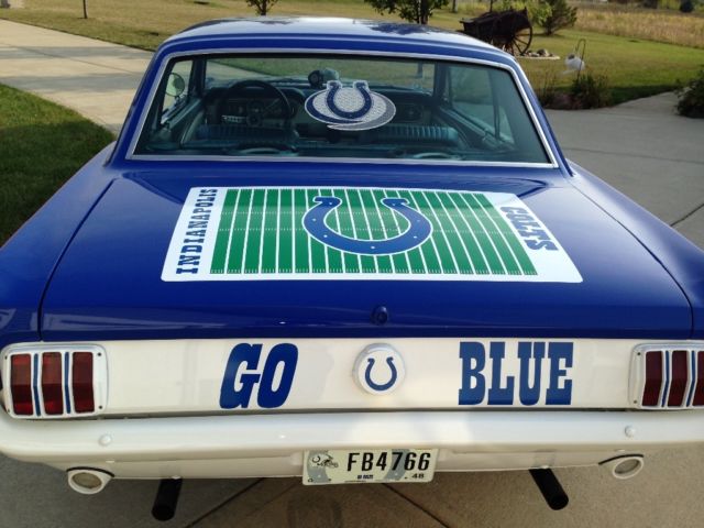 1965 Blue Ford Mustang Coupe