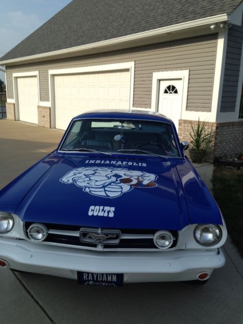 1965 Blue Ford Mustang Coupe