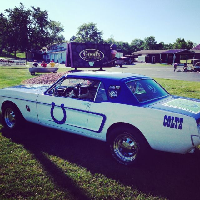 1965 Blue Ford Mustang Coupe