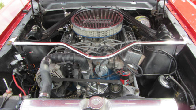 1965 Red Ford Mustang