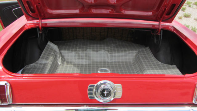 1965 Red Ford Mustang