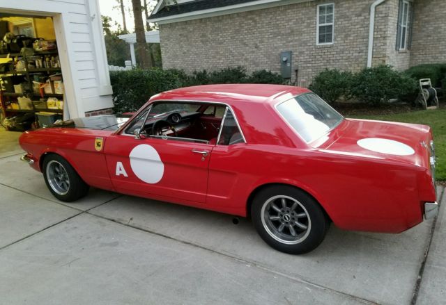 1965 Red Ford Mustang Coupe
