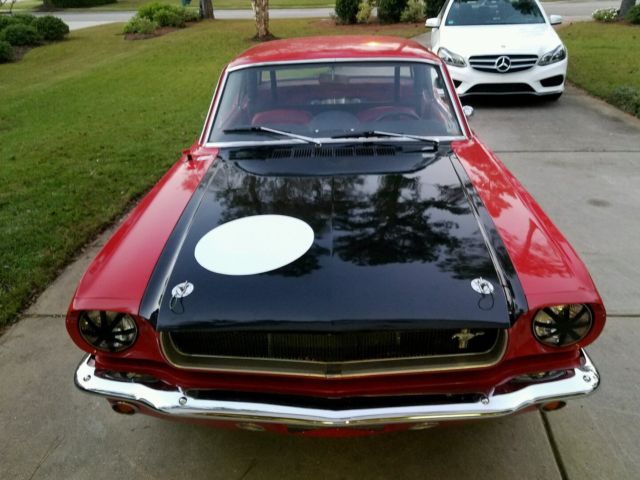 1965 Red Ford Mustang Coupe