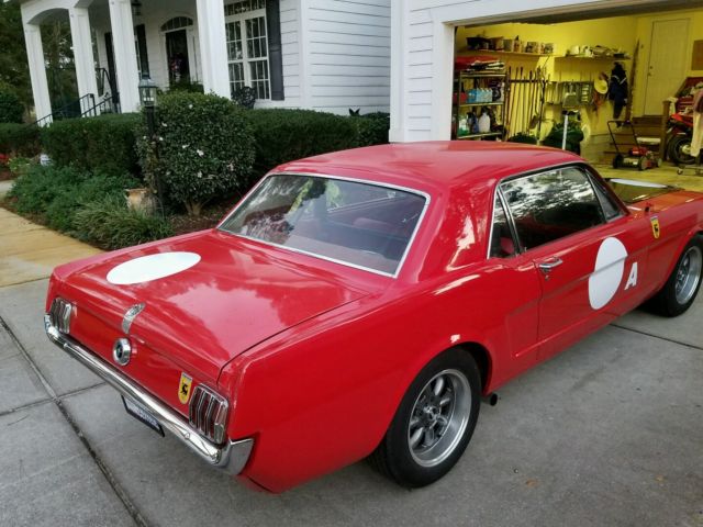 1965 Red Ford Mustang Coupe